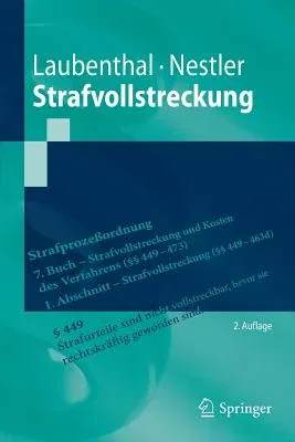 Strafvollstreckung (2. Aufl. 2018)