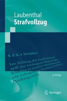 Strafvollzug (8. Aufl. 2019)