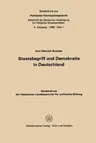 Staatsbegriff und Demokratie in Deutschland