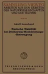 Statische Stabilität Bei Drehstrom-Hochleistungsübertragung (1942)