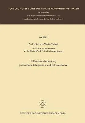 Hilberttransformation, Gebrochene Integration Und Differentiation (1968)