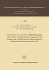 Untersuchungen, OB Und Unter Welchen Bedingungen Sich Ein System Optimaler Überwachungszeiten in Der Weberei Unter Berücksichtigung Von Automatisierun