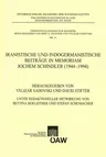 Iranistische Und Indogermanistische Beitrage in Memoriam Jochem Schindler (1944-1994)