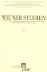 Wiener Studien. Zeitschrift Fur Klassische Philologie, Patristik Und Lateinische Tradition / Wiener Studien Band 122/2009: Zeitschrift Fur Klassische