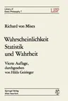 Wahrscheinlichkeit Statistik Und Wahrheit (4. Aufl. 1972. Softcover Reprint of the Original 4th 1972)