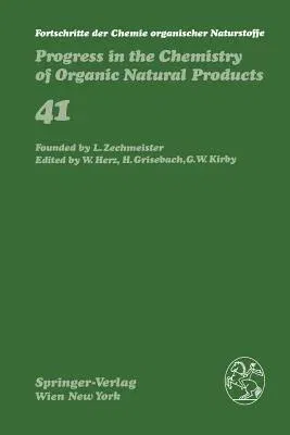 Fortschritte Der Chemie Organischer Naturstoffe / Progress in the Chemistry of Organic Natural Products (Softcover Reprint of the Original 1st 1982)