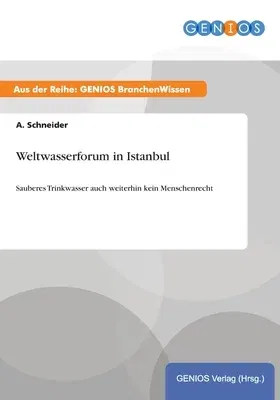 Weltwasserforum in Istanbul: Sauberes Trinkwasser auch weiterhin kein Menschenrecht