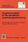 Vorgehensmodelle Für Die Betriebliche Anwendungsentwicklung (1998)