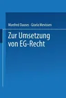 Zur Umsetzung Von Eg-Recht (1994)