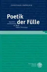 Poetik Der Fulle: Sprechen Und Erinnern Im Werk Valere Novarinas