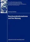 Beschwerdeinformationen Und Ihre Nutzung (2009)