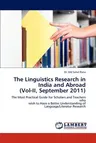 The Linguistics Research in India and Abroad (Vol-II, September 2011)