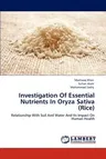 Investigation of Essential Nutrients in Oryza Sativa (Rice)