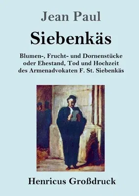 Siebenkäs (Großdruck): Blumen-, Frucht- und Dornenstücke oder Ehestand, Tod und Hochzeit des Armenadvokaten F. St. Siebenkäs