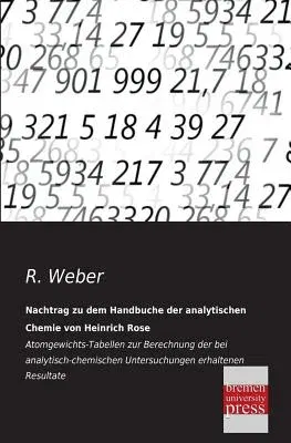 Nachtrag Zu Dem Handbuche Der Analytischen Chemie Von Heinrich Rose