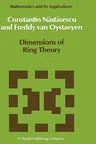 Dimensions of Ring Theory (1987)