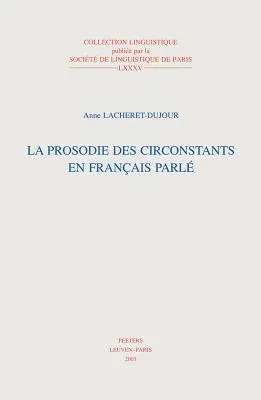 La Prosodie Des Circonstants En Francais Parle