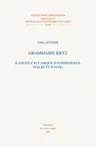 Grammaire Kryz: (Langue Caucasique D'Azerbaidjan, Dialecte D'Alik)