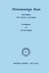 Phänomenologie Heute: Festschrift Für Ludwig Landgrebe (Softcover Reprint of the Original 1st 1972)