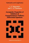 Asymptotic Properties of Solutions of Nonautonomous Ordinary Differential Equations (1993)