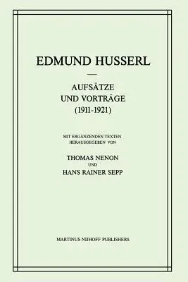 Aufsätze Und Vorträge (1911-1921) (1987)