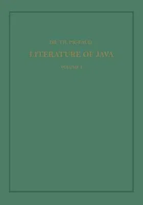 Synopsis of Javanese Literature 900-1900 A.D. (Softcover Reprint of the Original 1st 1967)