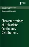 Characterizations of Univariate Continuous Distributions (2017)