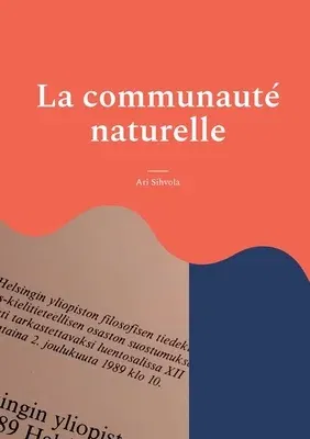 La communauté naturelle: La théorie de Jean-Jacques Rousseau sur le législateur comme créateur de la puissance publique à la lumière de son man