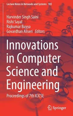 Innovations in Computer Science and Engineering: Proceedings of 7th Icicse (2020)