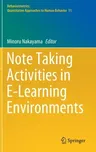 Note Taking Activities in E-Learning Environments (2021)