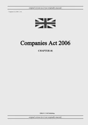 Companies Act 2006 (c. 46)